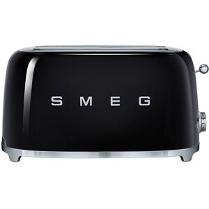 SMEG TSF02BLUK 4-Slice Toaster - Black, Black