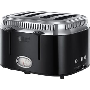 RUSSELL HOBBS Retro 21691 4-Slice Toaster - Black, Black