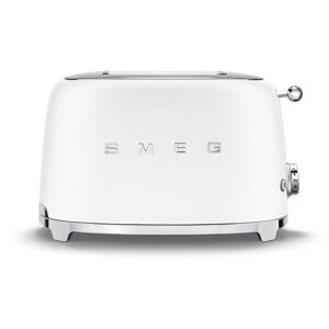 SMEG 50's Retro TSF01WHMUK 2-Slice Toaster - Matt White, Green