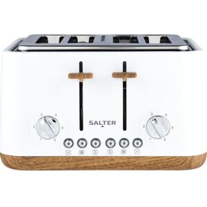 SALTER Toronto EK5823WHT 4-Slice Toaster - White, White