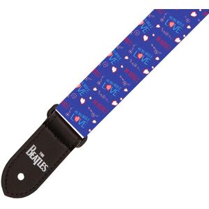 THE BEATLES BEATUS2 Ukulele Strap - Love Is, Blue,Purple,Patterned