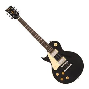 ENCORE E99 Left-Handed Electric Guitar - Black, Black