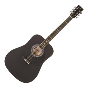 ENCORE EW100BK Acoustic Guitar - Black, Black