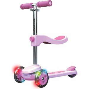 RAZOR Rollie Kids' 2-in-1 Convertible Kick Scooter - Pink, Pink