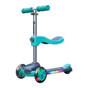 RAZOR Rollie DLX 20073645 Kids' 2-in-1 Convertible Kick Scooter - Blue & Silver, Silver/Grey,Blue