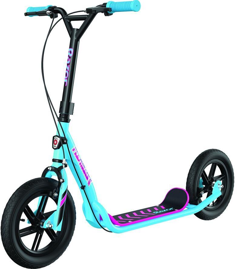 RAZOR Flashback BMX Style Kids Kick Scooter - Blue, Blue