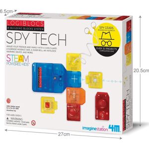 LOGIBLOCS Spy Tech Science Kit, Patterned