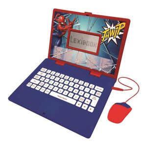 LEXIBOOK Bilingual French & English Educational Laptop - Spiderman