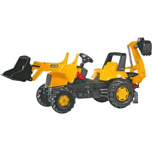 ROLLY TOYS rollyJunior JCB Loader & Excavator Kids' Ride-On Toy - Black & Yellow, Yellow,Black