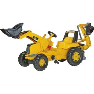 ROLLY TOYS rollyJunior CAT Loader & Excavator Kids' Ride-On Toy - Yellow, Yellow