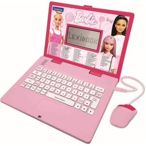 LEXIBOOK Bilingual French & English Educational Laptop - Barbie