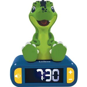 LEXIBOOK RL800DINO Nightlight Alarm Clock - Dinosaur, Green,Blue