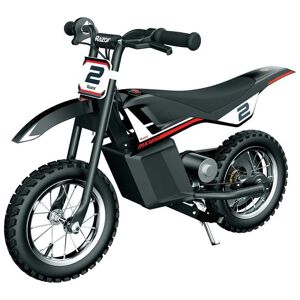 RAZOR Dirt Rocket MX125 Electric Kids Motorbike - Black, Black