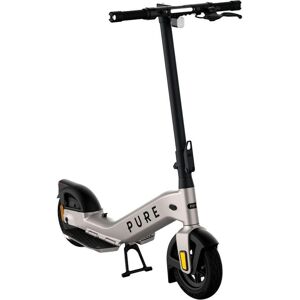 PURE ELECTRIC Pure Advance Electric Folding Scooter - Platinum Silver Metallic, Silver/Grey