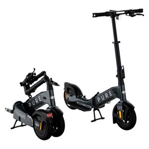 PURE ELECTRIC Pure Advance Flex Electric Folding Scooter - Mercury Grey, Silver/Grey