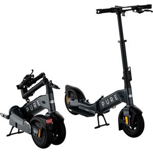 PURE ELECTRIC Pure Advance Flex Electric Folding Scooter - Mercury Grey, Silver/Grey