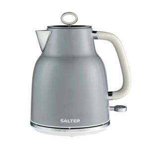 SALTER Retro EK5737 Jug Kettle - Grey, Silver/Grey