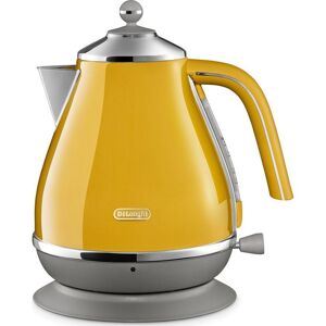 DELONGHI Icona Capitals KBOC3001.Y Jug Kettle - Yellow, Yellow