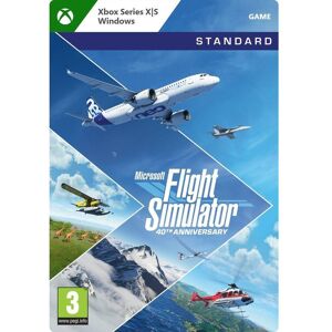 XBOX Microsoft Flight Simulator 40th Anniversary Edition  Xbox Series X-S & PC, Download