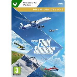 XBOX Microsoft Flight Simulator 40th Anniversary Premium Deluxe Edition - Xbox Series X-S & PC, Download