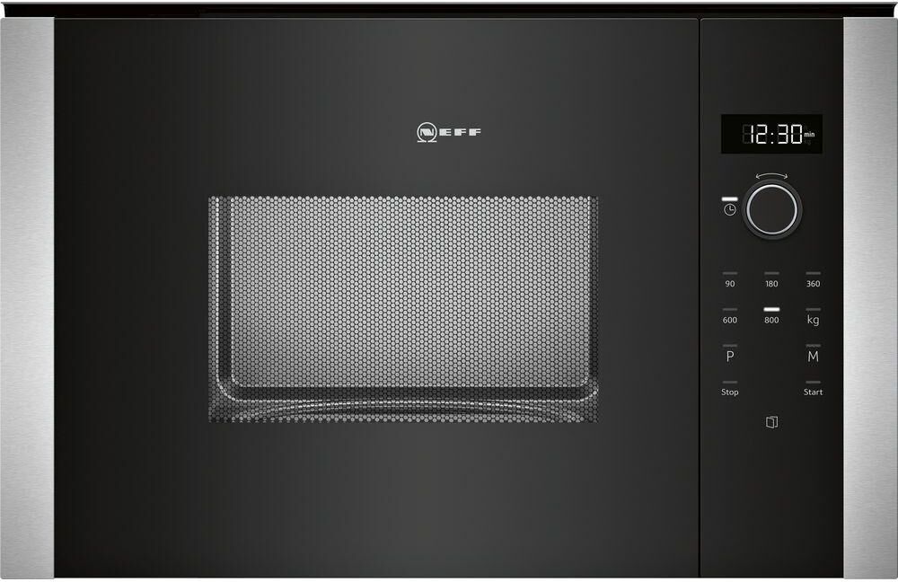 NEFF N50 HLAWD23N0B Built-in Solo Microwave - Black, Black