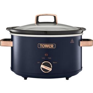 TOWER Cavaletto T16042MNB Slow Cooker - Blue, Blue