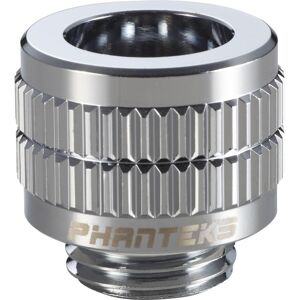 PHANTEKS Glacier 12 mm Hard Tube Fitting - Mirror Chrome, Silver/Grey