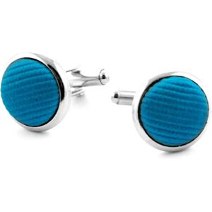 Suitable Silk Cufflinks Ocean F32 Blue- male