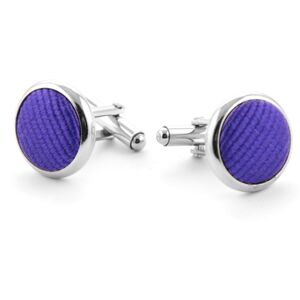 Suitable Silk Cufflinks Deep F55 Purple- Suitable Silk Cufflinks Deep F55 Purple-