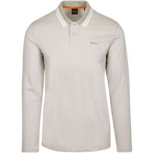 BOSS Peoxfordlong Polo Shirt Beige size 3XL- male BOSS Peoxfordlong Polo Shirt Beige size 3XL- male