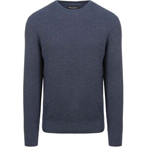 Marc O'Polo Pullover Wool Blend Navy Blue Dark Blue size XL- male Marc O'Polo Pullover Wool Blend Navy Blue Dark Blue size XL- male