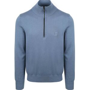 BOSS Kanobix Half Zip Sweater Blue size 3XL- male BOSS Kanobix Half Zip Sweater Blue size 3XL- male