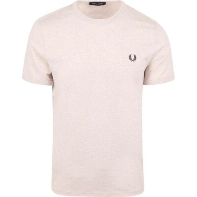 Fred Perry Ringer Shirt X23 Beige size XXL- male Fred Perry Ringer Shirt X23 Beige size XXL- male