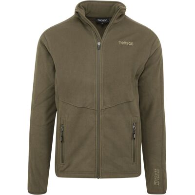 Tenson Miracle Fleece Jacket Olive Green Dark Green size M- male Tenson Miracle Fleece Jacket Olive Green Dark Green size M- male