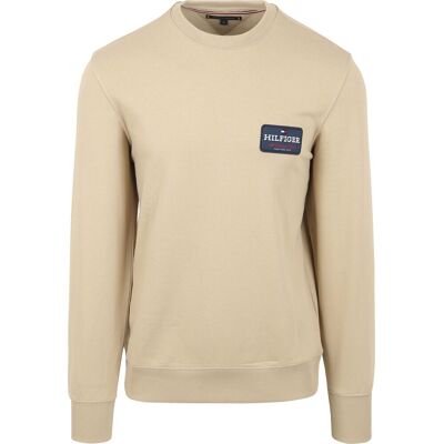 Tommy Hilfiger Sweater Roundel Logo Beige size XXL- male Tommy Hilfiger Sweater Roundel Logo Beige size XXL- male