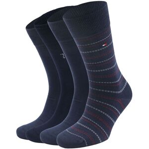 Tommy Hilfiger Giftbox 4-Pack Navy Dark Blue Blue size 43-46- male Tommy Hilfiger Giftbox 4-Pack Navy Dark Blue Blue size 43-46- male
