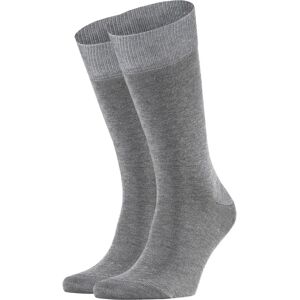 Falke Happy Socks 2 Pair Melange Grey size 47-50- male Falke Happy Socks 2 Pair Melange Grey size 47-50- male