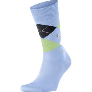 Burlington Manchester Socks Checkered 6258 Light blue Blue size 40-46- male Burlington Manchester Socks Checkered 6258 Light blue Blue size 40-46- male