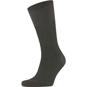 Falke Airport Herringstripe Sock Army Green Dark Green size 39-42- male Falke Airport Herringstripe Sock Army Green Dark Green size 39-42- male