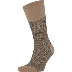 Falke Airport Herringstripe Sock Beige size 43-46- male Falke Airport Herringstripe Sock Beige size 43-46- male