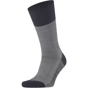 Falke Airport Herringstripe Sock Black size 39-42- male Falke Airport Herringstripe Sock Black size 39-42- male