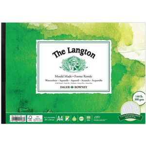 Daler-Rowney Langton A4 Watercolour Pad 300gsm 12 White Sheets