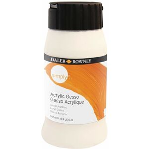 Daler-Rowney Simply Acrylic White Gesso Primer 500ml