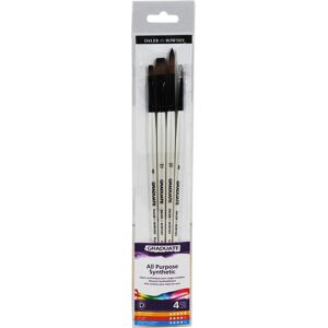 Daler-Rowney Graduate Synthetic Long Handle Brush Set (Pack Of 4)