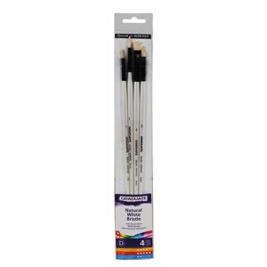 Daler-Rowney Graduate Bristle Long Handle Brush Set (Pack Of 4)