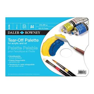 Daler-Rowney A4 Tear-Off Palette 40 White Sheets