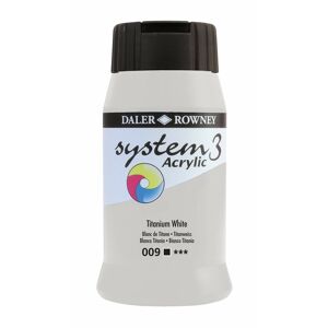 Daler-Rowney System 3 500ml Paint Tube Titanium White