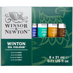 Winsor & Newton Winsor & ton Winton Oil Colour 6 X 21ml Tube Set