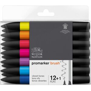 Winsor & Newton Winsor & ton Promarker Brush Vibrant Tones (Pack Of 12)