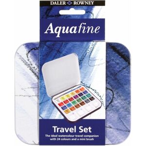 Daler-Rowney Aquafine 24 Half Pan Travel Tin